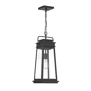 Boone - 1 Light Outdoor Hanging Lantern In Mission Style-22 Inches Tall and 8.25 Inches Wide - 1279387