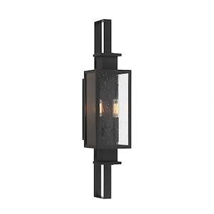 Ascott - 2 Light Outdoor Wall Lantern In Contemporary Style-26.75 Inches Tall and 5.5 Inches Wide