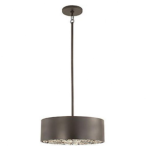 Azores - 4 Light Convertible Semi-Flush Mount In Glam Style-6 Inches Tall and 18 Inches Wide