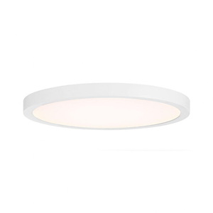 25W 1 LED Flush Mount-0.9 Inches Tall and 12 Inches Wide
