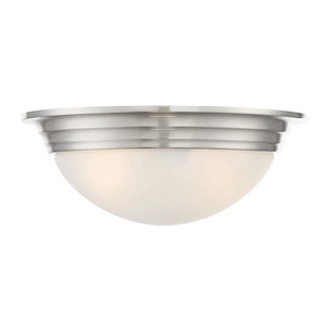2 Light Flush Mount-Traditional Style with Transitional and Contemporary Inspirations-4.5 inches tall by 11 inches wide - 731267