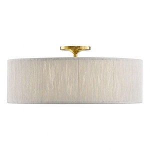 Maynard - 4 Light Round Flush Mount-9.38 Inch Tall and 22 Inch Wide