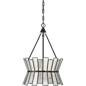 4 Light Pendant-Rustic Style with Farmhouse and Craftsman Inspirations-24 inches tall by 18 inches wide - 1146133
