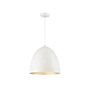 1 Light Pendant-Modern Style with Contemporary and Bohemian Inspirations-15 inches tall by 16 inches wide