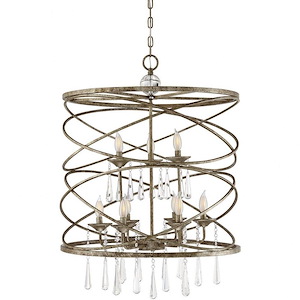Trumbull - 9 Light Pendant in Transitional Style-35 Inches Tall and 26 Inches Wide