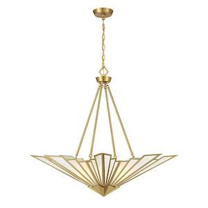 Rivage - 4 Light Pendant-31 Inch Tall and 36 Inch Wide