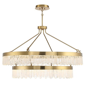 Landon - 117W 2 LED Pendant In Glam Style-29 Inches Tall and 45 Inches Wide - 1300625
