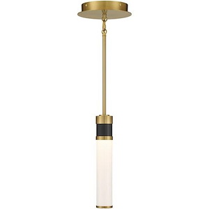 Abel - 8W 1 LED Mini-Pendant In Modern Style-13.75 Inches Tall and 8.25 Inches Wide - 1161456
