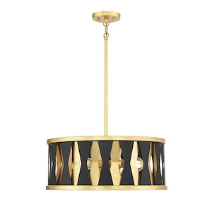 Kellerman - 4 Light Pendant In Modern Style-8.5 Inches Tall And 21 Inches Wide