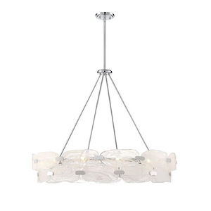 12 Light Pendant-Modern Style with Transitional and Glam Inspirations-31 inches tall by 38 inches wide - 1217308
