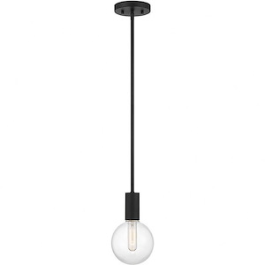 Wright - 1 Light Mini Pendant In Modern Style-9.75 Inches Tall and 5.75 Inches Wide - 1279400