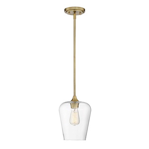 1 Light Pendant-Contemporary Style with Transitional and Bohemian Inspirations-10.5 inches tall by 8 inches wide - 688617
