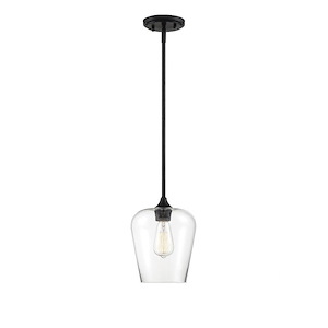 1 Light Pendant-Contemporary Style with Transitional and Bohemian Inspirations-10.5 inches tall by 8 inches wide - 688617