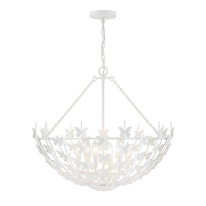 Birch - 6 Light Pendant In Modern Style-23.25 Inches Tall and 28 Inches Wide - 1279406