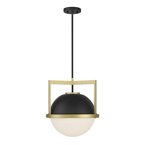 Carlysle - 1 Light Pendant In Modern Style-17 Inches Tall and 15 Inches Wide