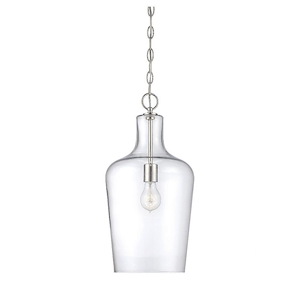 1 Light Pendant-Transitional Style with Contemporary and Bohemian Inspirations-20 inches tall by 10 inches wide - 462080