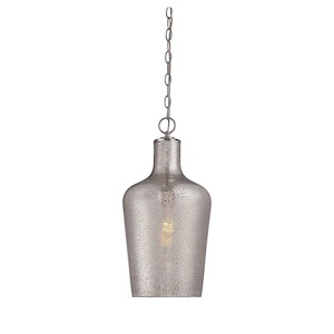 1 Light Pendant-Transitional Style with Contemporary and Bohemian Inspirations-20 inches tall by 10 inches wide - 1217201