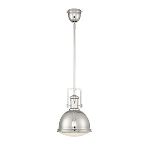 1 Light Pendant-Industrial Style with Transitional and Contemporary Inspirations-17 inches tall by 11 inches wide