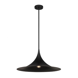 Bowdin - 1 Light Pendant In Contemporary Style-11.25 Inches Tall and 24 Inches Wide