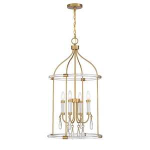 Mayfair - 4 Light Pendant In Glam Style-33 Inches Tall and 18 Inches Wide - 1325023