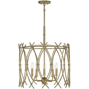 5 Light Pendant-24 inches tall by 22 inches wide - 1217375