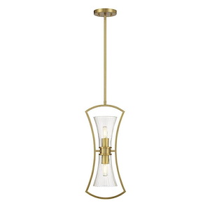 Bennington - 2 Light Pendant In Modern Style-22 Inches Tall and 8.75 Inches Wide - 1279422