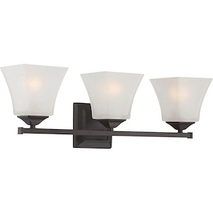 3 Light Bath Bar-Modern Style with Contemporary and Transitional Inspirations-7.75 inches tall by 24 inches wide