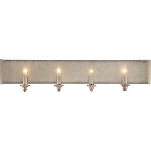 4 Light Bath Bar-Shabby Chic Style with Transitional and Contemporary Inspirations-7 inches tall by 32 inches wide - 1151689