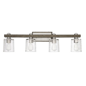 4 Light Bath Bar-9.75 inches tall by 36 inches wide - 1040505