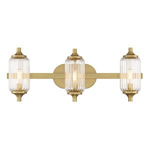 Holton - 3 Light Bath Vanity-9 Inch Tall and 24 Inch Wide