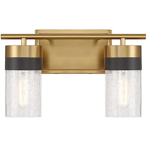 Brickell - 2 Light Bath Vanity In Vintage Style-8.75 Inches Tall and 14 Inches Wide - 1279426