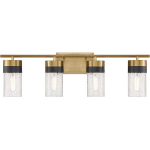 Brickell - 4 Light Bath Vanity In Vintage Style-8.75 Inches Tall and 30 Inches Wide