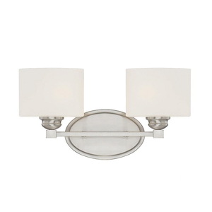 2 Light Bath Bar-Modern Style with Contemporary and Transitional Inspirations-8.5 inches tall by 16 inches wide