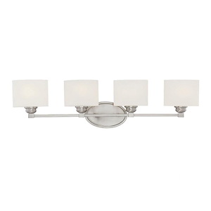 4 Light Bath Bar-Modern Style with Contemporary and Transitional Inspirations-8.5 inches tall by 33 inches wide
