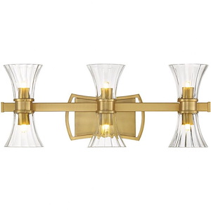Bennington - 6 Light Bath Vanity In Modern Style-8.75 Inches Tall and 24 Inches Wide - 1279454