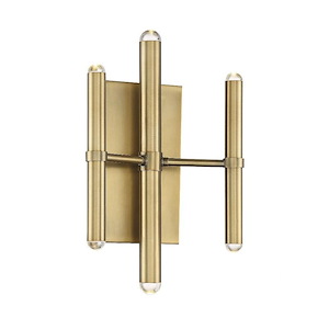 12W 6 LED Wall Sconce-Modern Style with Contemporary and Scandinavian Inspirations-9.5 inches tall by 5.25 inches wide - 1146114