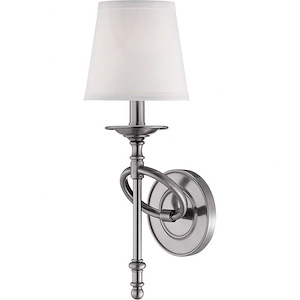 1 Light Wall Sconce-Contemporary Style with Transitional and Inspirations-16.5 inches tall by 6 inches wide