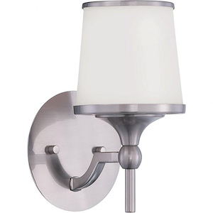 1 Light Wall Sconce-Scandinavian Style with Contemporary and Transitional Inspirations-9.13 inches tall by 5.5 inches wide