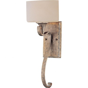 1 Light Wall Sconce-Transitional Style with Contemporary and Glam Inspirations-16.88 inches tall by 7.5 inches wide