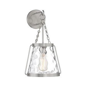 Crawford - 1 Light Wall Sconce In Vintage Style-17.25 Inches Tall and 10 Inches Wide - 1279458
