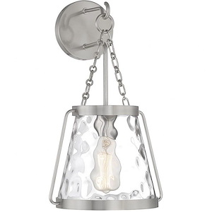 Crawford - 1 Light Wall Sconce In Vintage Style-17.25 Inches Tall and 10 Inches Wide