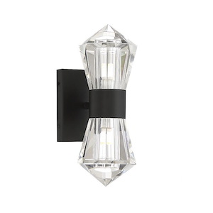 Dryden - 8W 2 Led Wall Sconce In Glam Style-12 Inches Tall And 4.5 Inches Wide