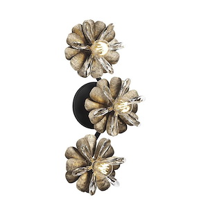 Giselle - 3 Light Wall Sconce In Modern Style-18.25 Inches Tall and 8.75 Inches Wide - 1300630