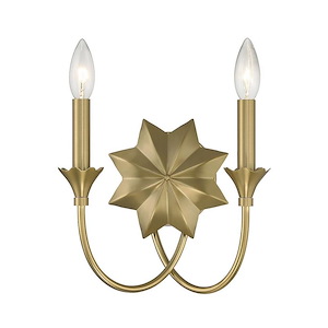 Sullivan - 2 Light Wall Sconce In Vintage Style-9 Inches Tall and 10 Inches Wide