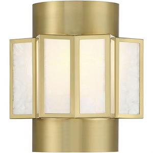 Gideon - 2 Light Wall Sconce In Modern Style-11 Inches Tall and 10 Inches Wide - 1279464