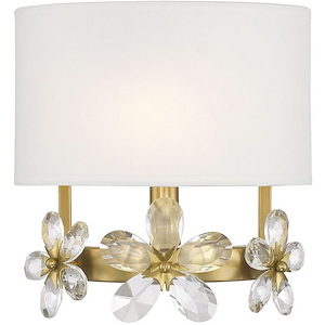 Dahlia - 1 Light Wall Sconce In Vintage Style-9.25 Inches Tall and 9 Inches Wide