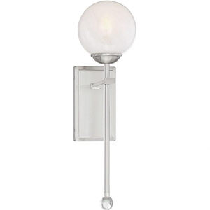 1 Light Wall Sconce-Mid-Century Modern Style with Modern and Contemporary Inspirations-21 inches tall by 6 inches wide