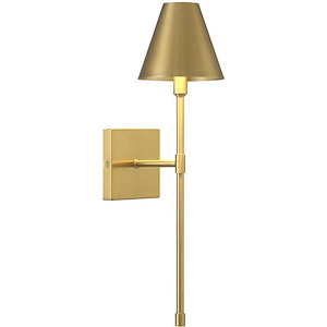 Jefferson - 1 Light Wall Sconce In Vintage Style-20 Inches Tall and 5.5 Inches Wide