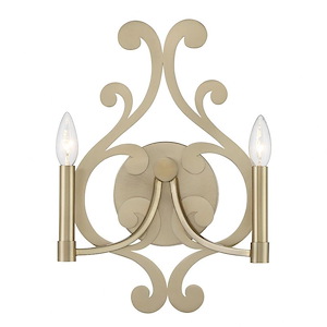Lombard - 2 Light Wall Sconce-16.5 Inch Tall and 11.5 Inch Wide