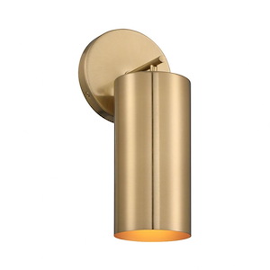 Lio - 1 Light Wall Sconce In Modern Style by Breegan Jane -12 Inches Tall and 5 Inches Wide - 1324984